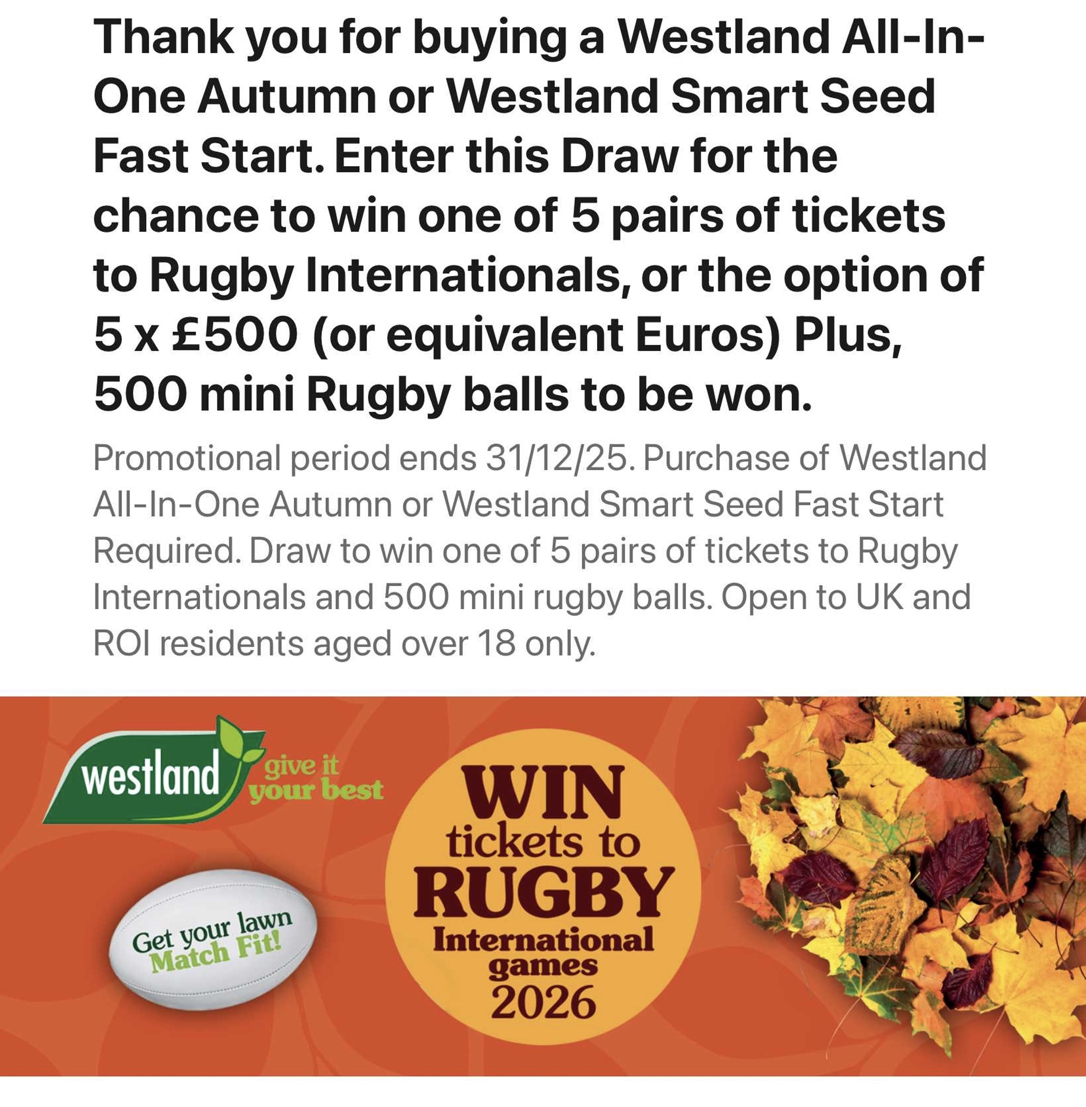 Free Prize Draw